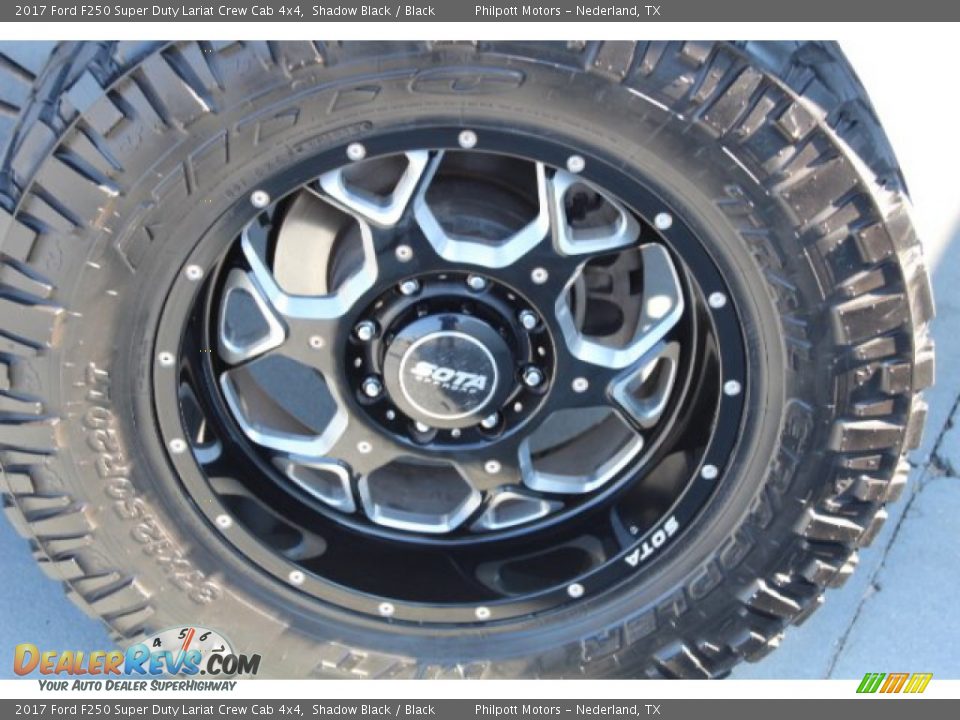 2017 Ford F250 Super Duty Lariat Crew Cab 4x4 Shadow Black / Black Photo #6