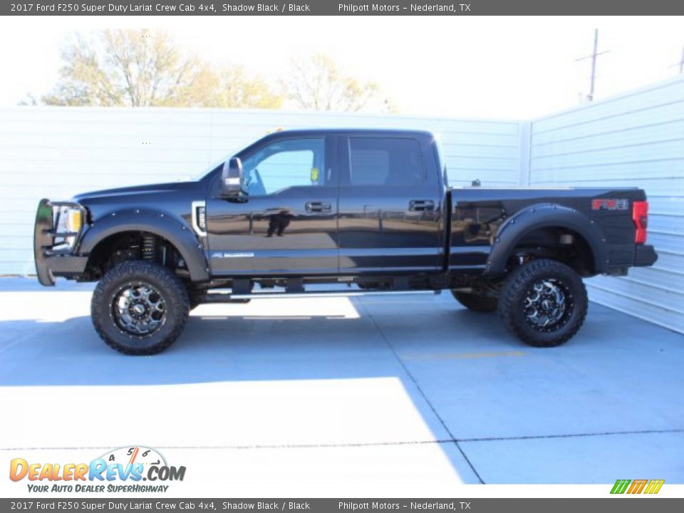 2017 Ford F250 Super Duty Lariat Crew Cab 4x4 Shadow Black / Black Photo #7