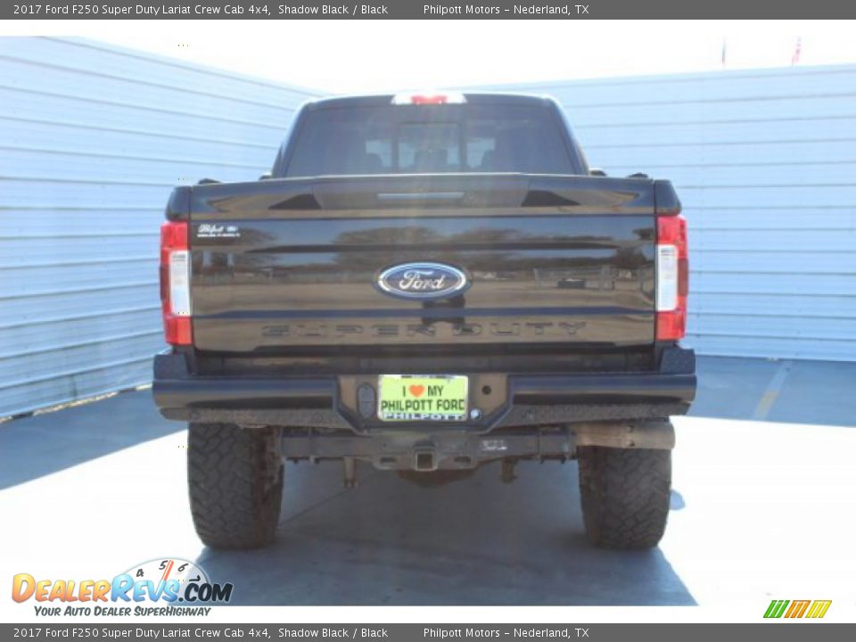 2017 Ford F250 Super Duty Lariat Crew Cab 4x4 Shadow Black / Black Photo #9