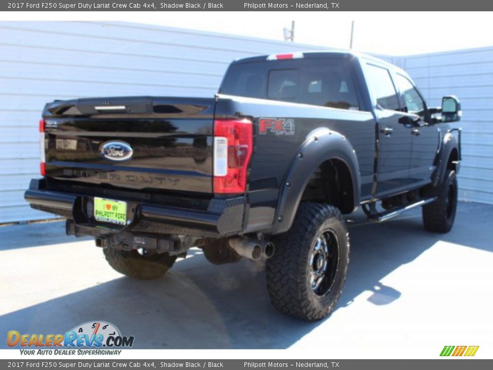 2017 Ford F250 Super Duty Lariat Crew Cab 4x4 Shadow Black / Black Photo #10