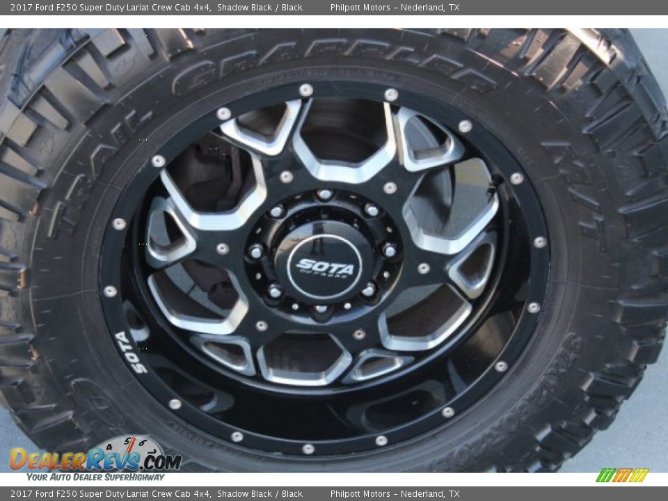 2017 Ford F250 Super Duty Lariat Crew Cab 4x4 Shadow Black / Black Photo #12