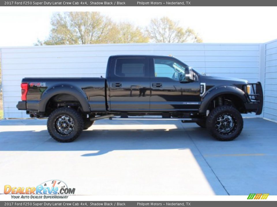 2017 Ford F250 Super Duty Lariat Crew Cab 4x4 Shadow Black / Black Photo #13