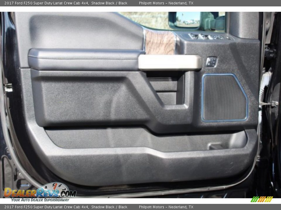 2017 Ford F250 Super Duty Lariat Crew Cab 4x4 Shadow Black / Black Photo #14