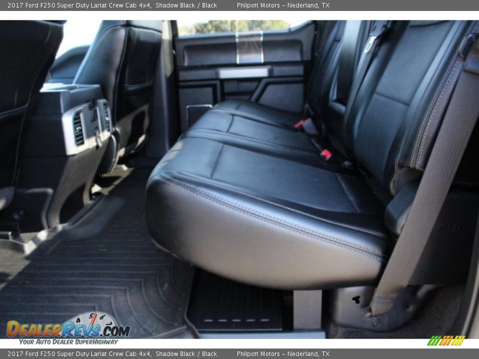 2017 Ford F250 Super Duty Lariat Crew Cab 4x4 Shadow Black / Black Photo #24