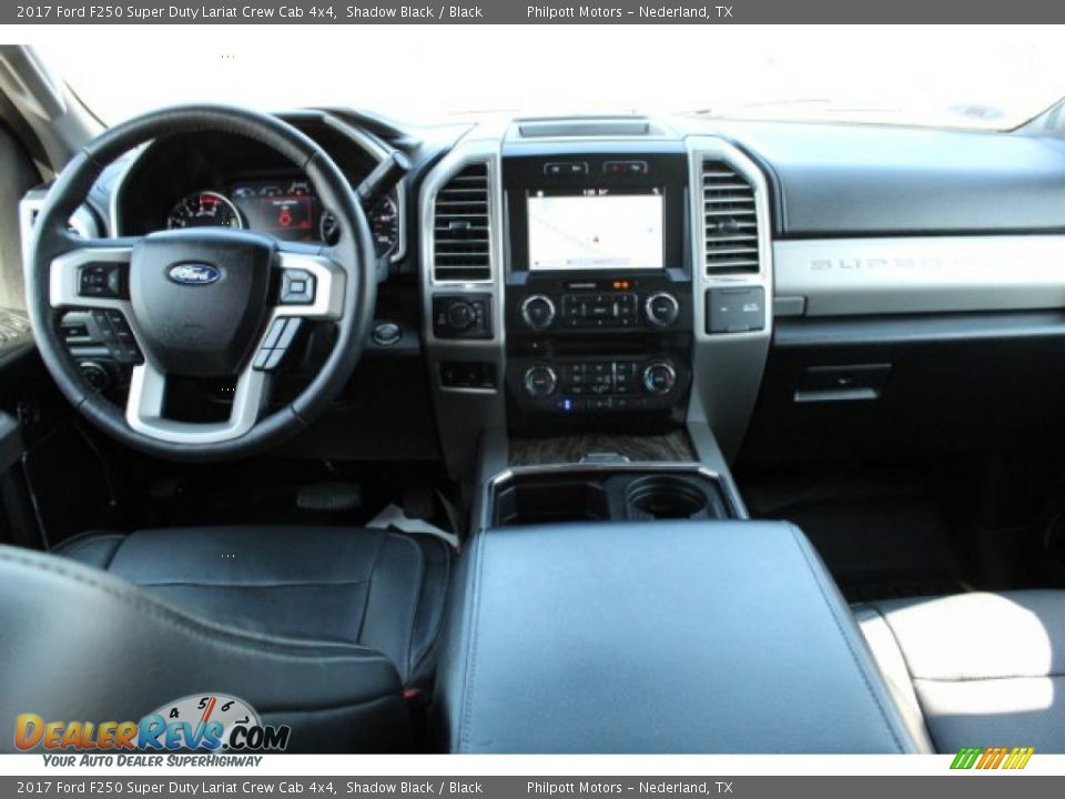 2017 Ford F250 Super Duty Lariat Crew Cab 4x4 Shadow Black / Black Photo #25