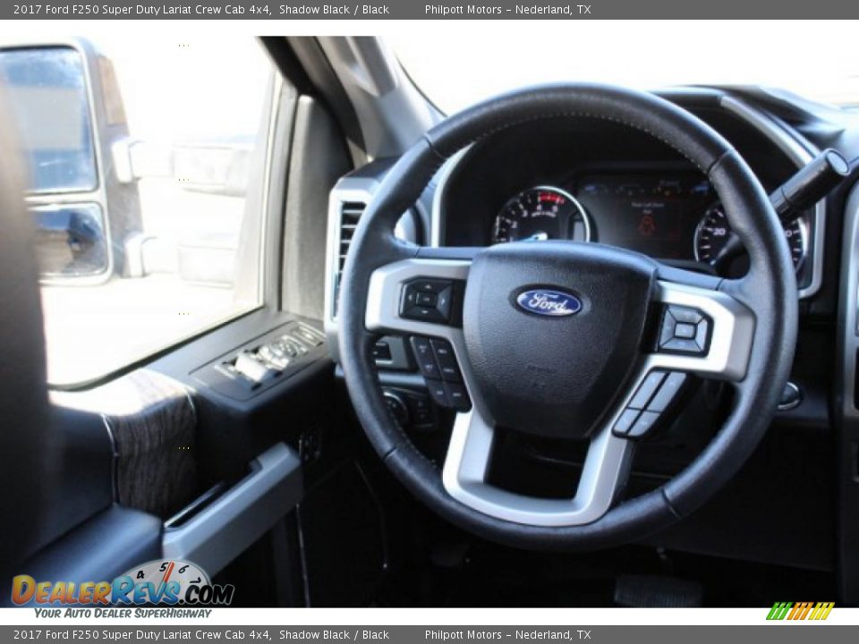 2017 Ford F250 Super Duty Lariat Crew Cab 4x4 Shadow Black / Black Photo #26