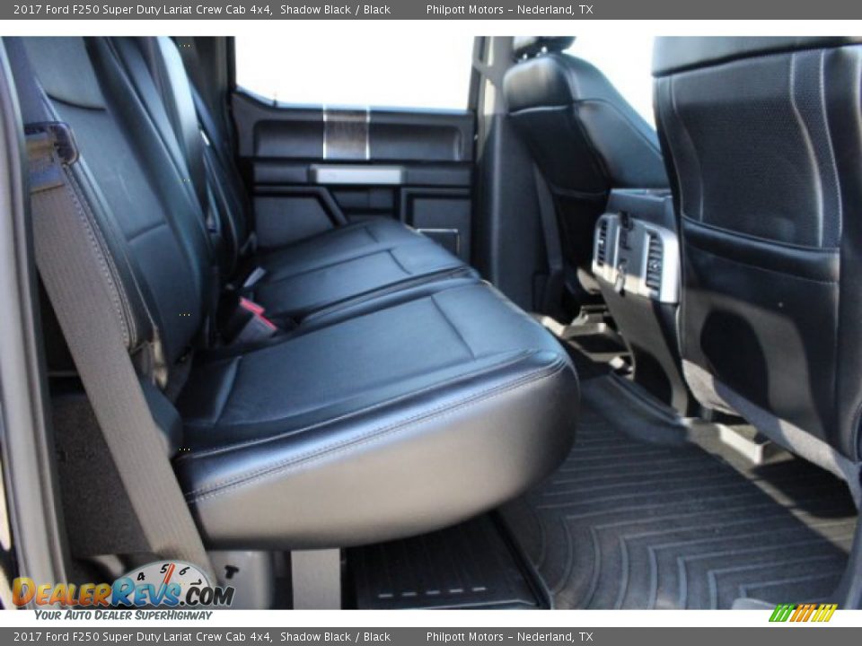 2017 Ford F250 Super Duty Lariat Crew Cab 4x4 Shadow Black / Black Photo #29