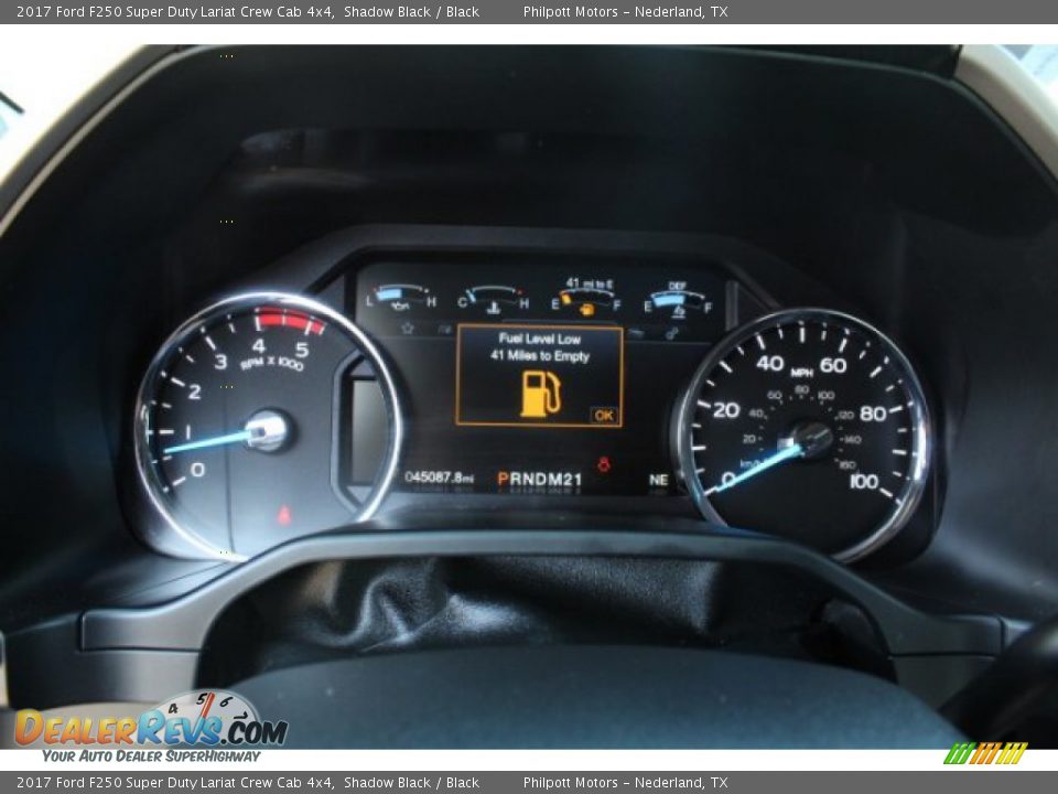 2017 Ford F250 Super Duty Lariat Crew Cab 4x4 Shadow Black / Black Photo #33