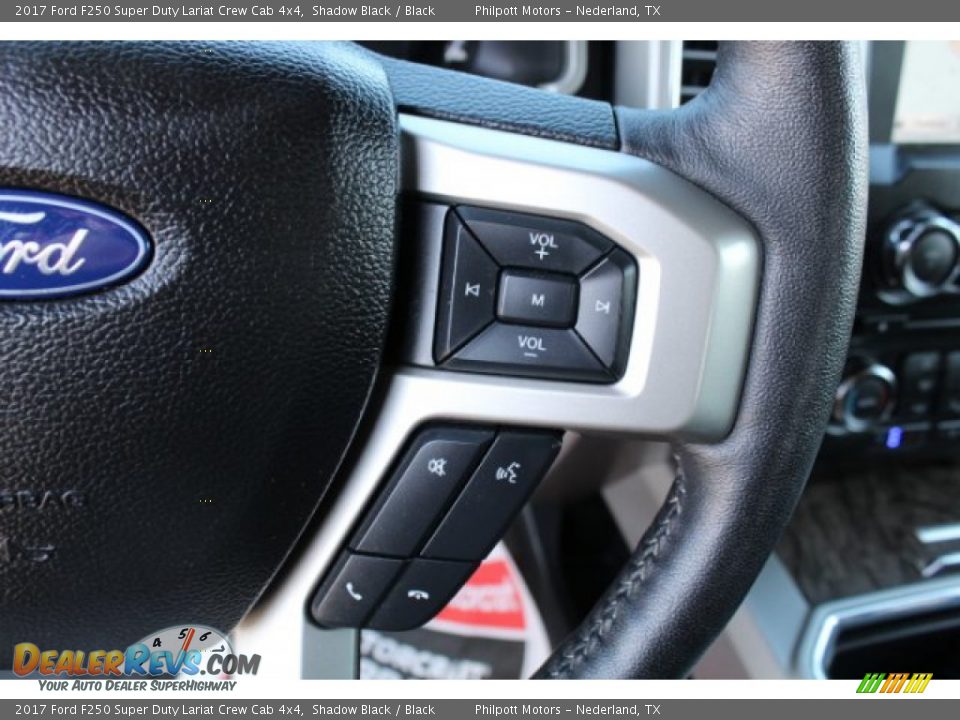 2017 Ford F250 Super Duty Lariat Crew Cab 4x4 Shadow Black / Black Photo #36