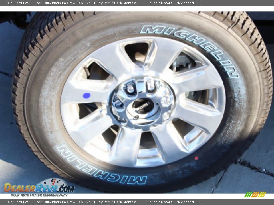 2019 Ford F250 Super Duty Platinum Crew Cab 4x4 Ruby Red / Dark Marsala Photo #5