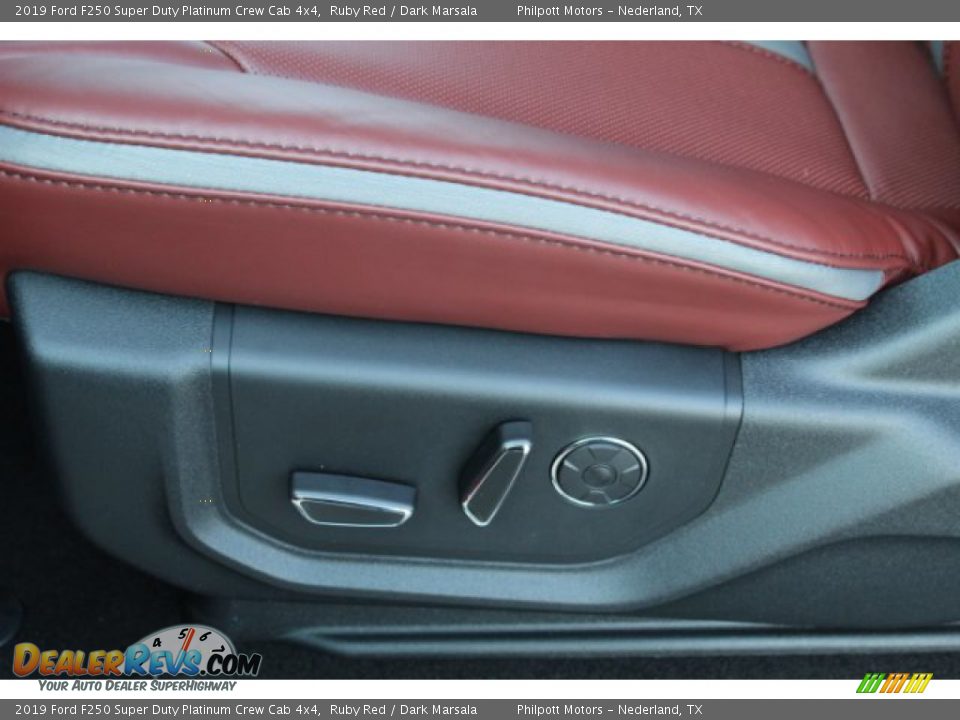 2019 Ford F250 Super Duty Platinum Crew Cab 4x4 Ruby Red / Dark Marsala Photo #10