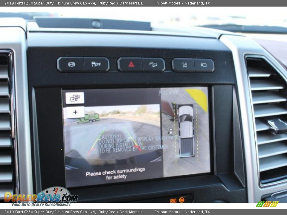 2019 Ford F250 Super Duty Platinum Crew Cab 4x4 Ruby Red / Dark Marsala Photo #12
