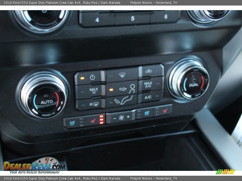 2019 Ford F250 Super Duty Platinum Crew Cab 4x4 Ruby Red / Dark Marsala Photo #14