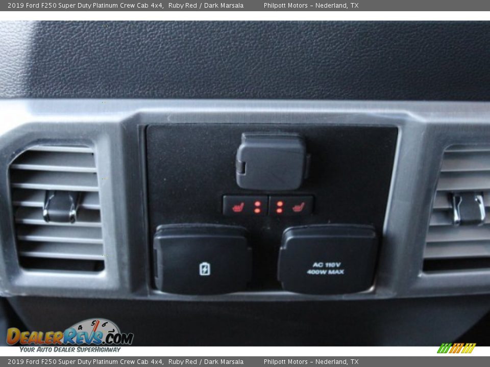2019 Ford F250 Super Duty Platinum Crew Cab 4x4 Ruby Red / Dark Marsala Photo #23