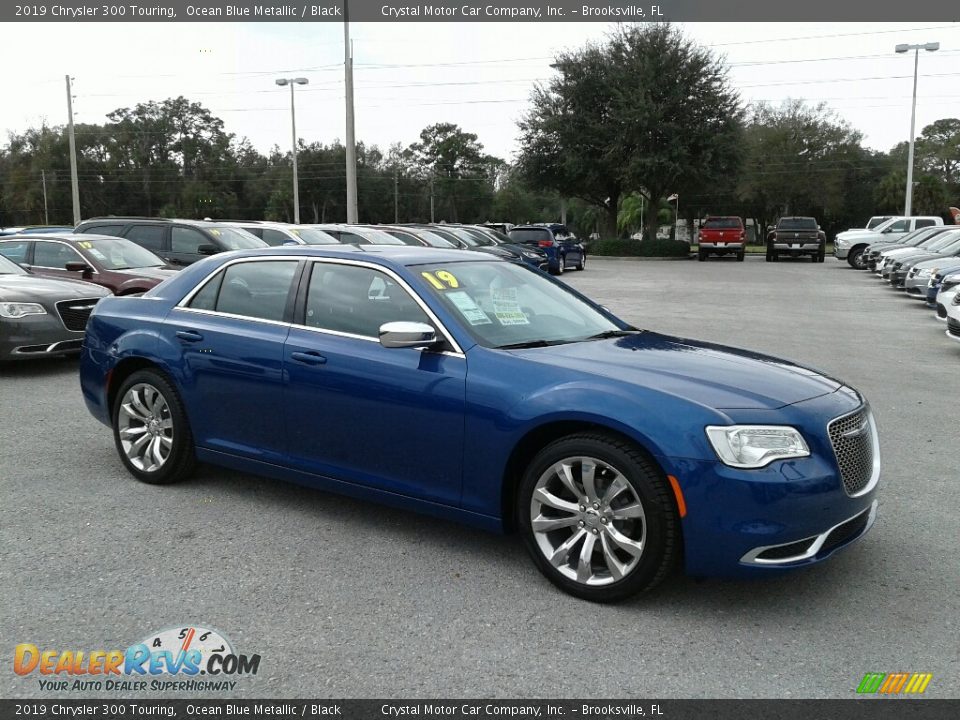 2019 Chrysler 300 Touring Ocean Blue Metallic / Black Photo #7