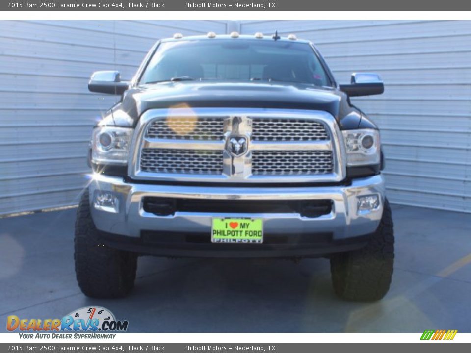 2015 Ram 2500 Laramie Crew Cab 4x4 Black / Black Photo #3