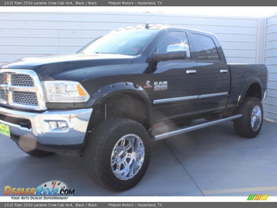 2015 Ram 2500 Laramie Crew Cab 4x4 Black / Black Photo #4