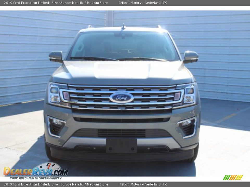 2019 Ford Expedition Limited Silver Spruce Metallic / Medium Stone Photo #3