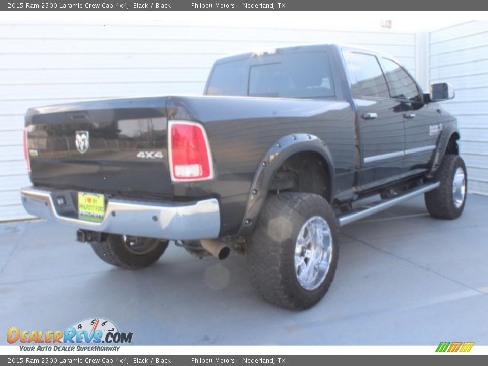 2015 Ram 2500 Laramie Crew Cab 4x4 Black / Black Photo #8