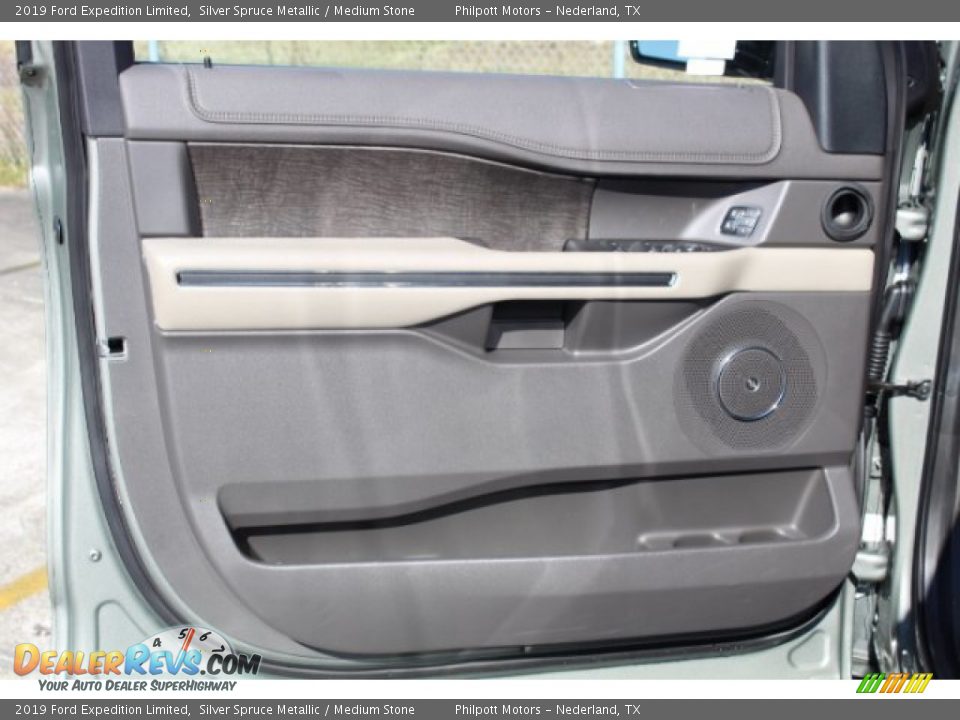 2019 Ford Expedition Limited Silver Spruce Metallic / Medium Stone Photo #8