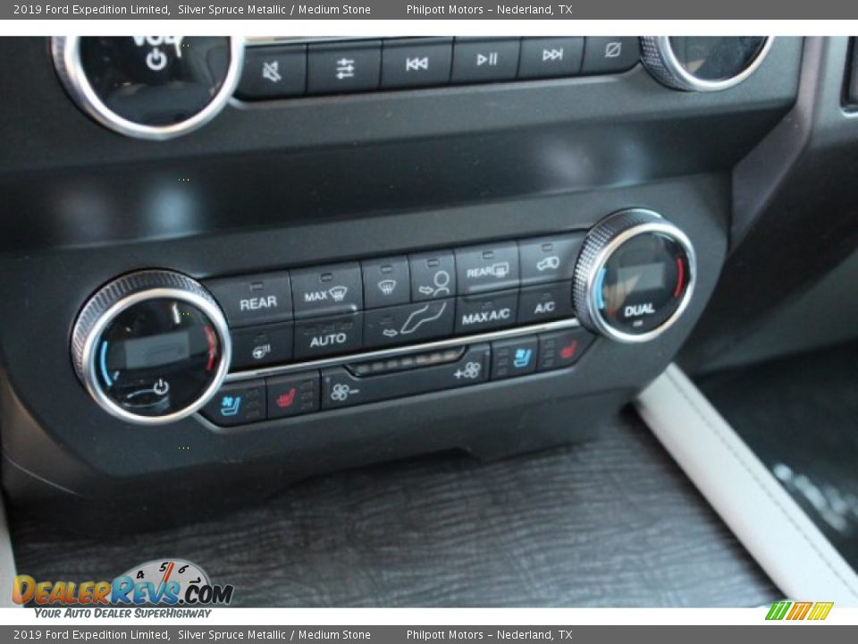 2019 Ford Expedition Limited Silver Spruce Metallic / Medium Stone Photo #14