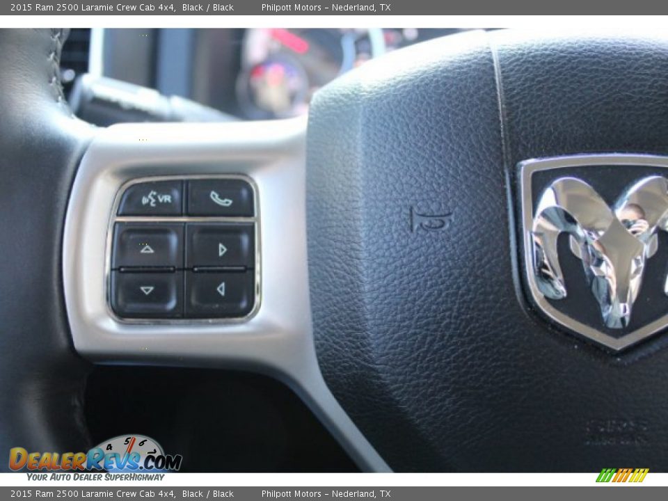 2015 Ram 2500 Laramie Crew Cab 4x4 Black / Black Photo #16