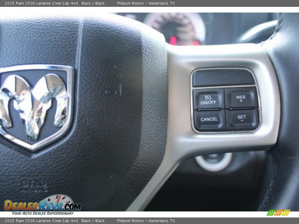 2015 Ram 2500 Laramie Crew Cab 4x4 Black / Black Photo #17