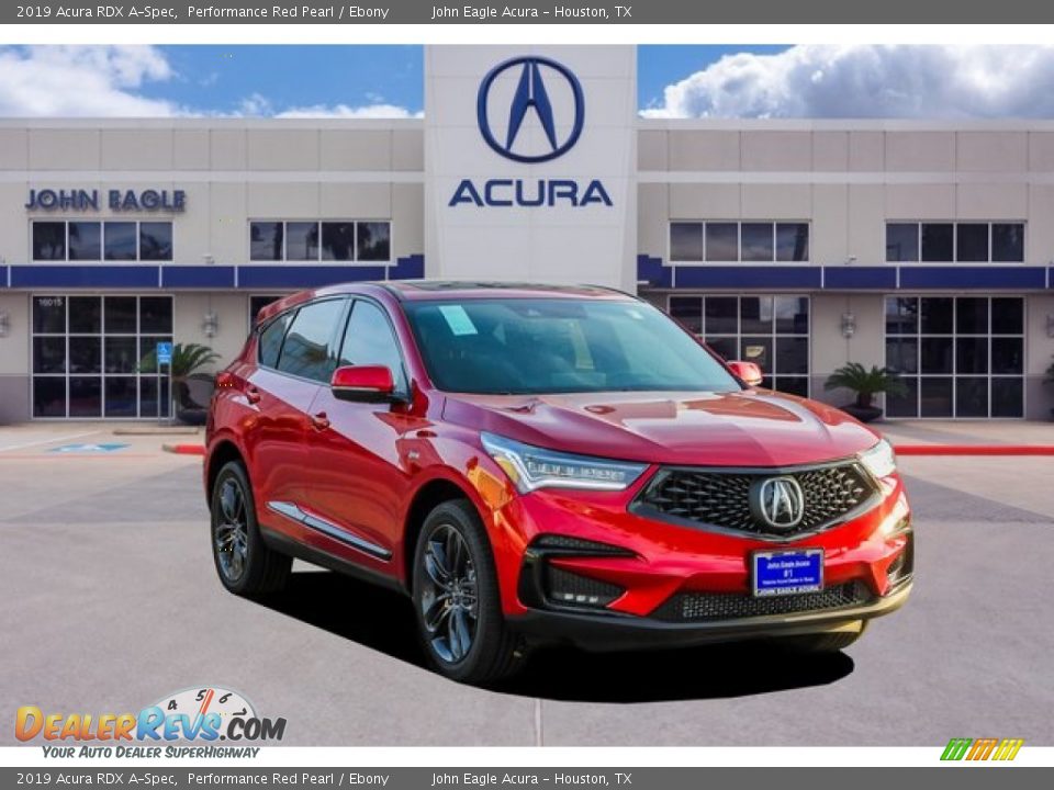 2019 Acura RDX A-Spec Performance Red Pearl / Ebony Photo #1