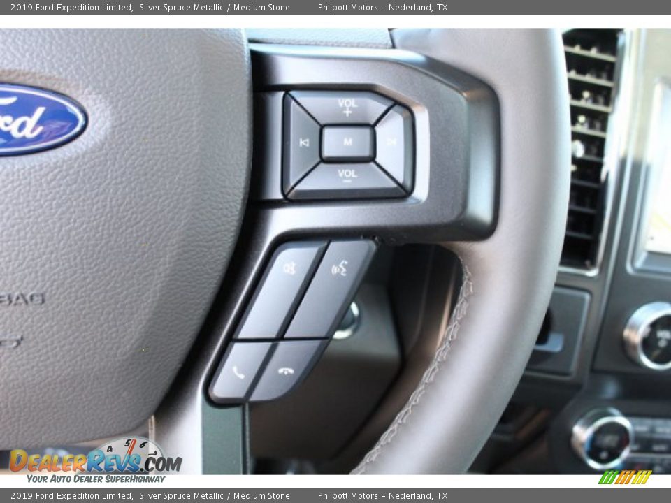 2019 Ford Expedition Limited Silver Spruce Metallic / Medium Stone Photo #18