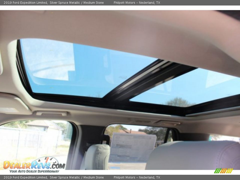 2019 Ford Expedition Limited Silver Spruce Metallic / Medium Stone Photo #19
