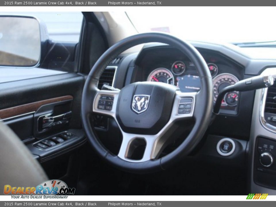 2015 Ram 2500 Laramie Crew Cab 4x4 Black / Black Photo #21