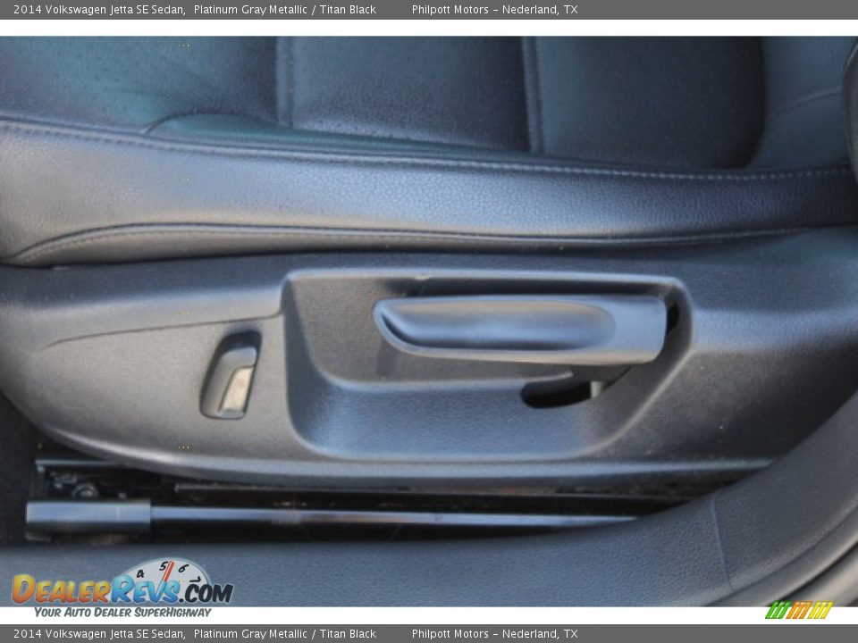 2014 Volkswagen Jetta SE Sedan Platinum Gray Metallic / Titan Black Photo #13