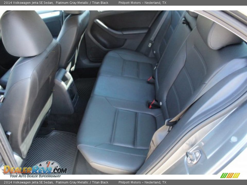 2014 Volkswagen Jetta SE Sedan Platinum Gray Metallic / Titan Black Photo #19
