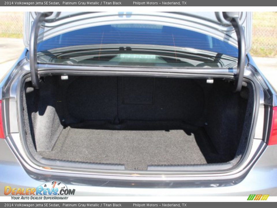 2014 Volkswagen Jetta SE Sedan Platinum Gray Metallic / Titan Black Photo #22
