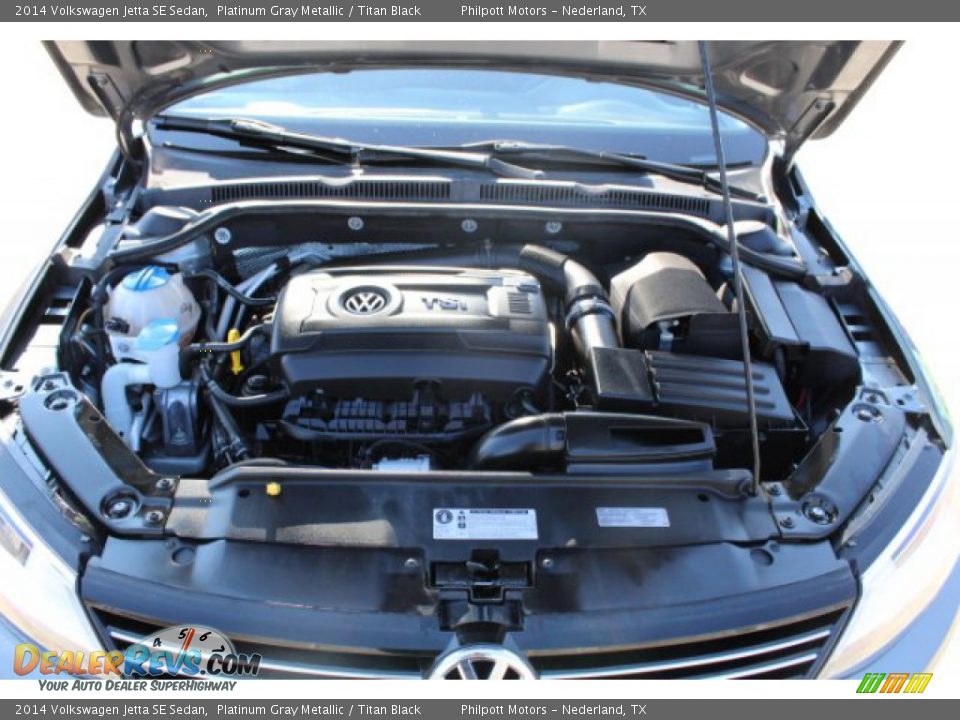 2014 Volkswagen Jetta SE Sedan Platinum Gray Metallic / Titan Black Photo #27