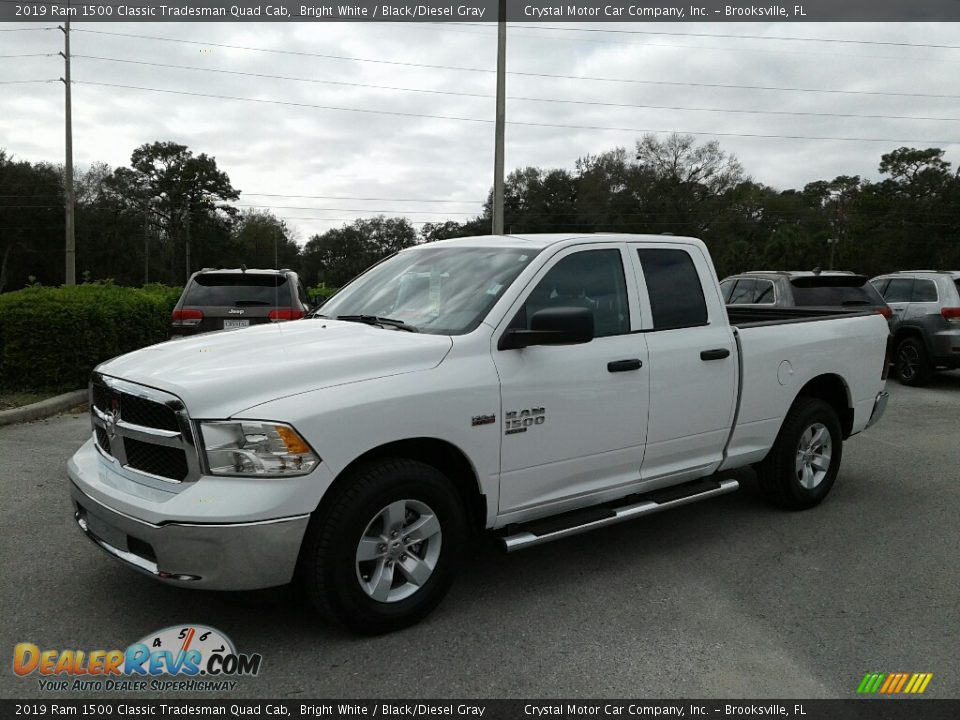 2019 Ram 1500 Classic Tradesman Quad Cab Bright White / Black/Diesel Gray Photo #1
