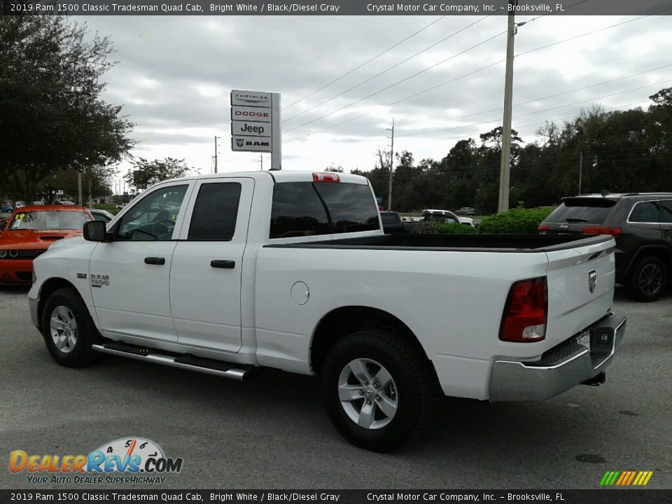 2019 Ram 1500 Classic Tradesman Quad Cab Bright White / Black/Diesel Gray Photo #3