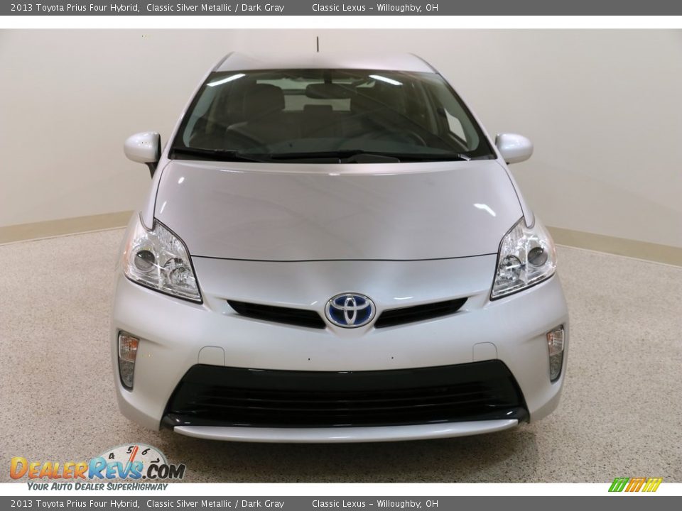 2013 Toyota Prius Four Hybrid Classic Silver Metallic / Dark Gray Photo #2