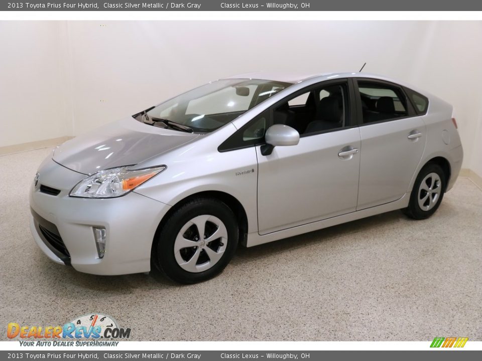 2013 Toyota Prius Four Hybrid Classic Silver Metallic / Dark Gray Photo #3