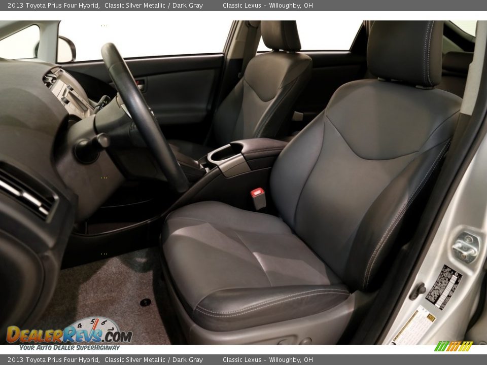 2013 Toyota Prius Four Hybrid Classic Silver Metallic / Dark Gray Photo #5