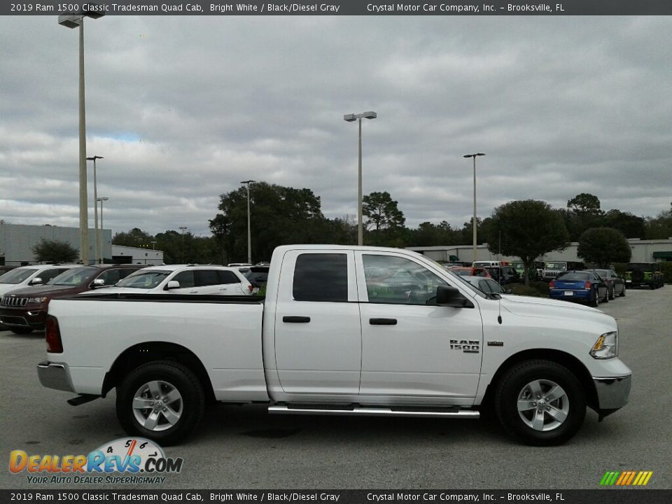 2019 Ram 1500 Classic Tradesman Quad Cab Bright White / Black/Diesel Gray Photo #6