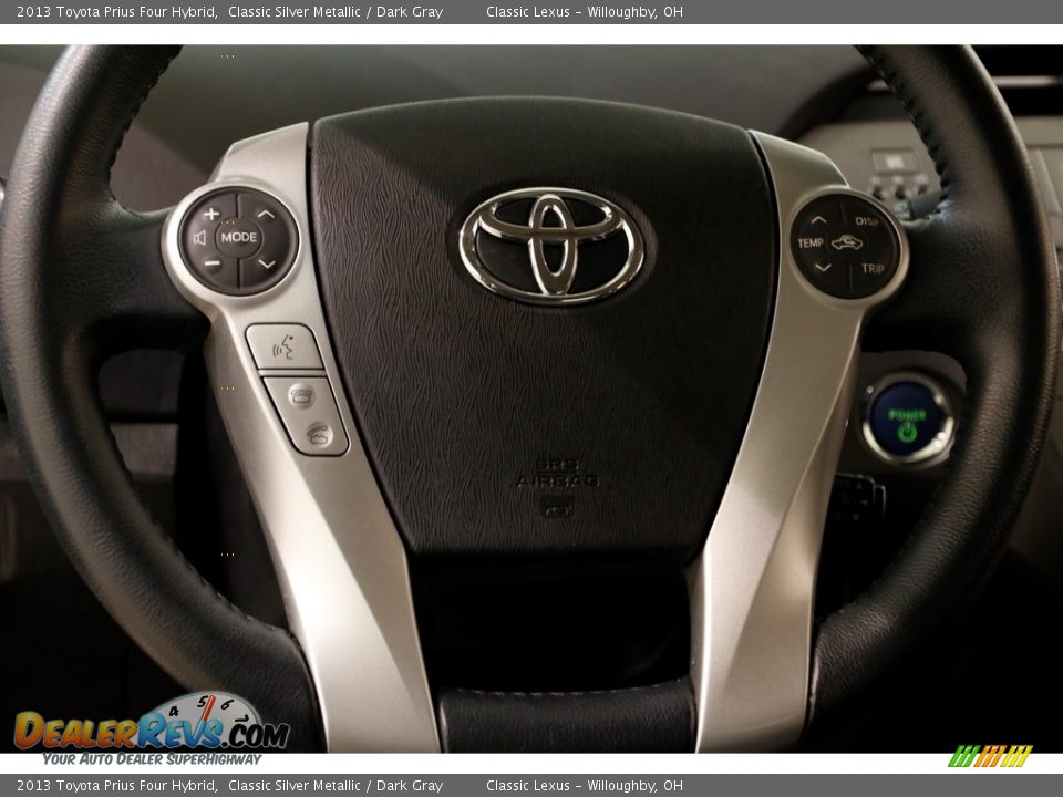 2013 Toyota Prius Four Hybrid Classic Silver Metallic / Dark Gray Photo #7