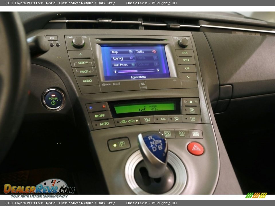 2013 Toyota Prius Four Hybrid Classic Silver Metallic / Dark Gray Photo #9
