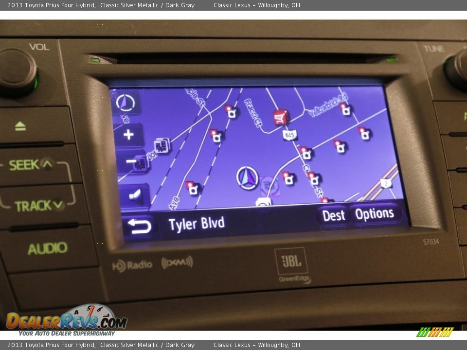 2013 Toyota Prius Four Hybrid Classic Silver Metallic / Dark Gray Photo #11