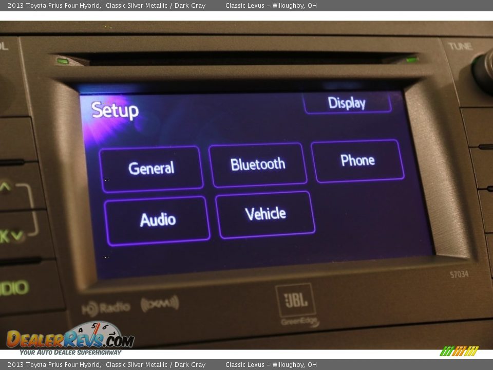 2013 Toyota Prius Four Hybrid Classic Silver Metallic / Dark Gray Photo #12