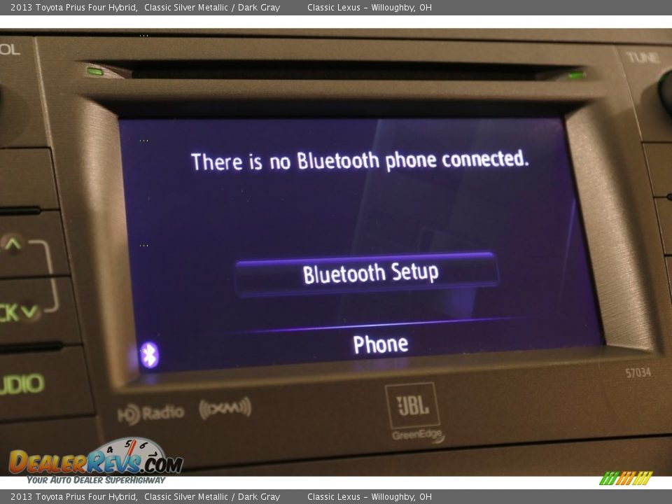 2013 Toyota Prius Four Hybrid Classic Silver Metallic / Dark Gray Photo #14