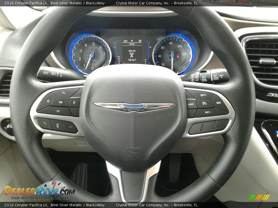 2019 Chrysler Pacifica LX Billet Silver Metallic / Black/Alloy Photo #14