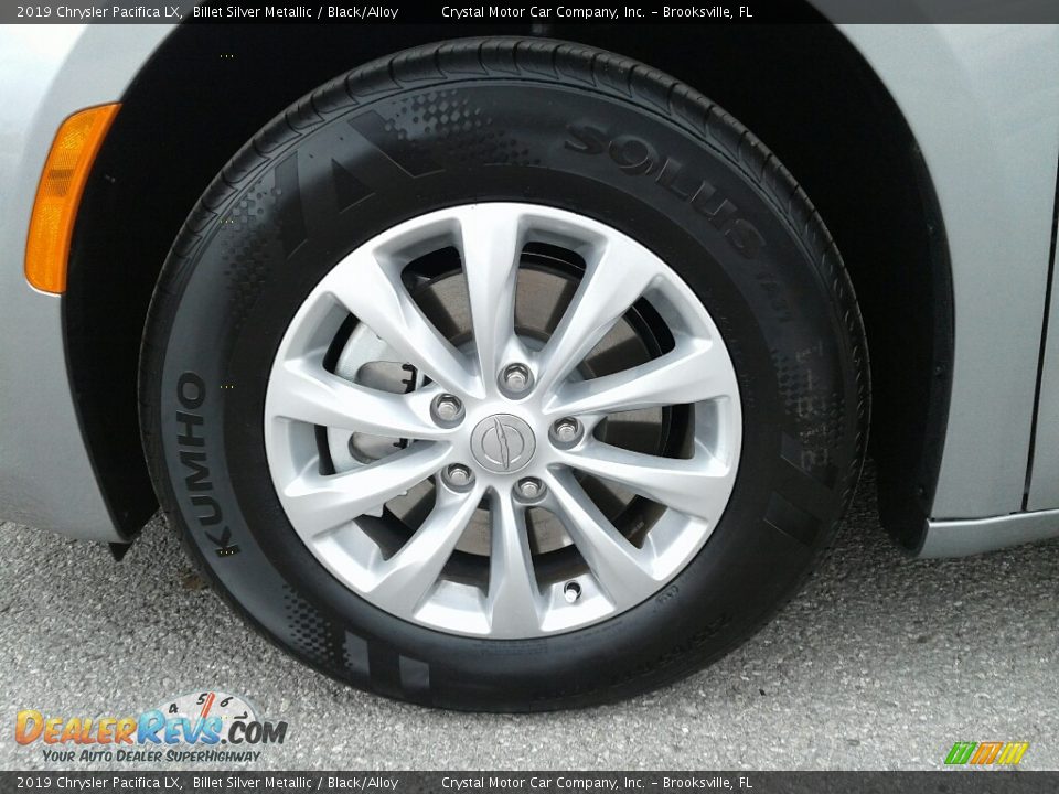 2019 Chrysler Pacifica LX Billet Silver Metallic / Black/Alloy Photo #20