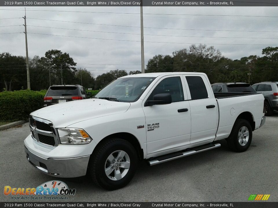 2019 Ram 1500 Classic Tradesman Quad Cab Bright White / Black/Diesel Gray Photo #1