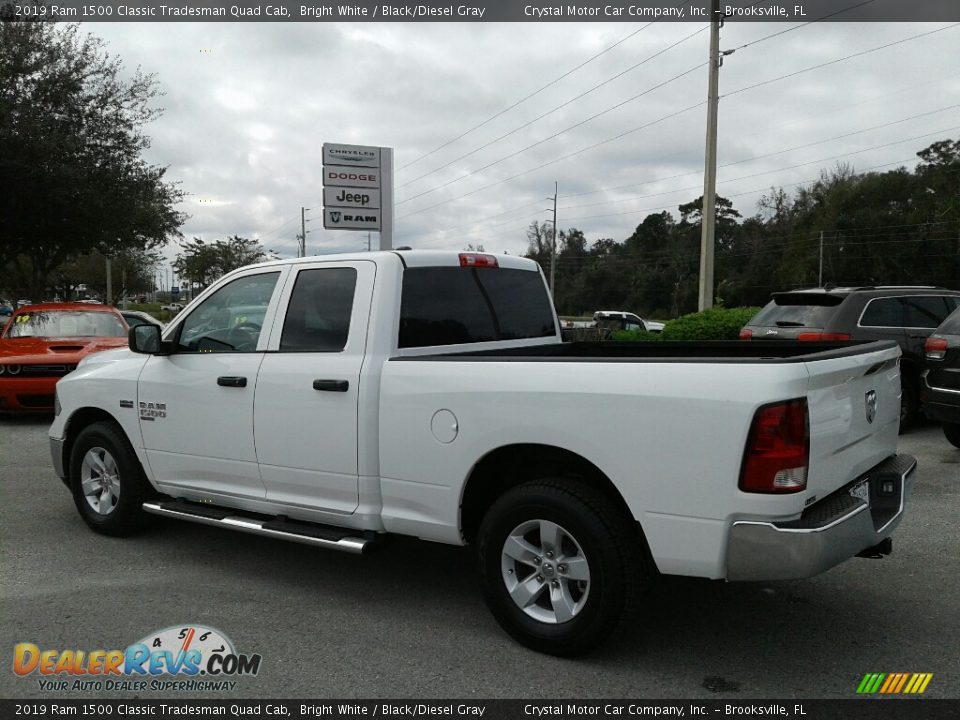 2019 Ram 1500 Classic Tradesman Quad Cab Bright White / Black/Diesel Gray Photo #3